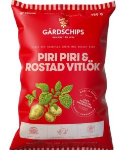 Snacks & Godis Snacks & godis | Potatischips Piri Piri & Vitlok