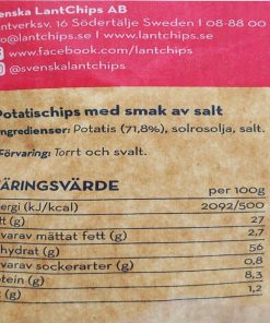 Snacks & Godis Snacks & godis | Lantchips Lattsaltade