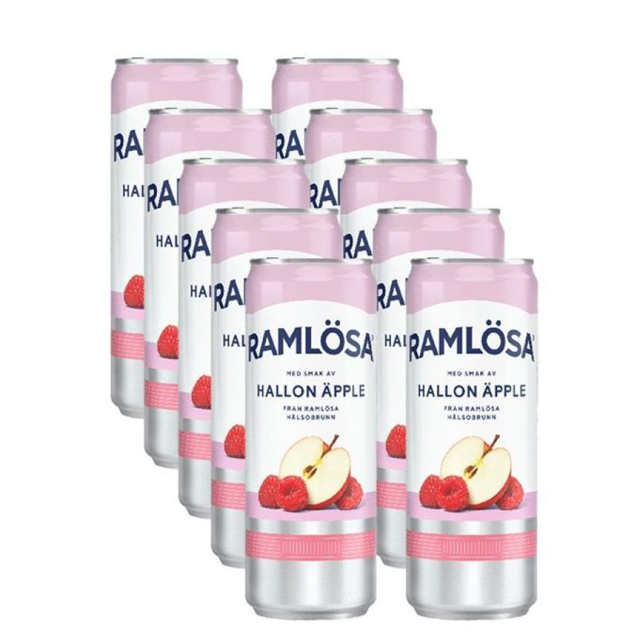 Storpack Drycker | Ramlosa Hallon Apple 10-Pack