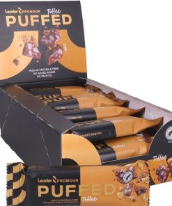 Storpack Träning & vikt | Proteinbar Puffed Toffee 24-Pack