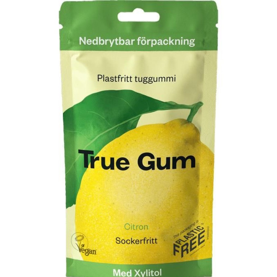 Snacks & Godis Snacks & godis | True Gum Lemon Tuggummi