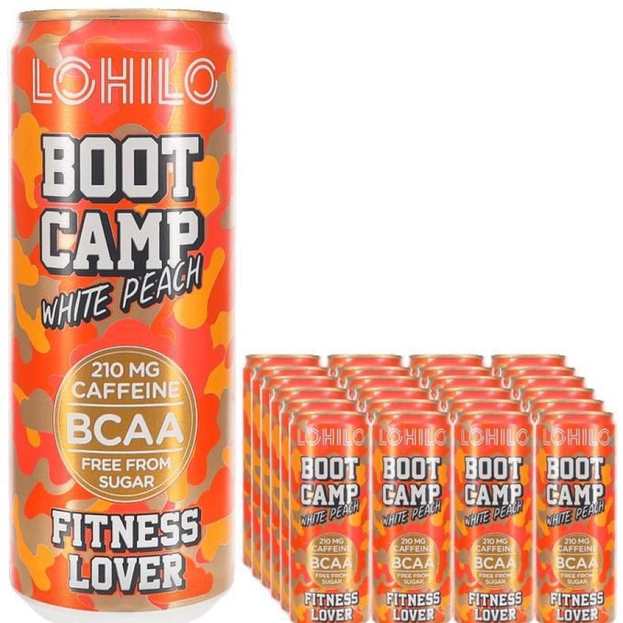 Storpack Drycker | Energidryck Boot Camp White Peach 24-Pack