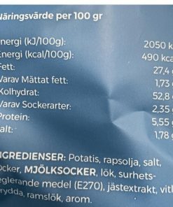 Snacks & Godis Snacks & godis | Gotlandschips Graddfil & Ramslok