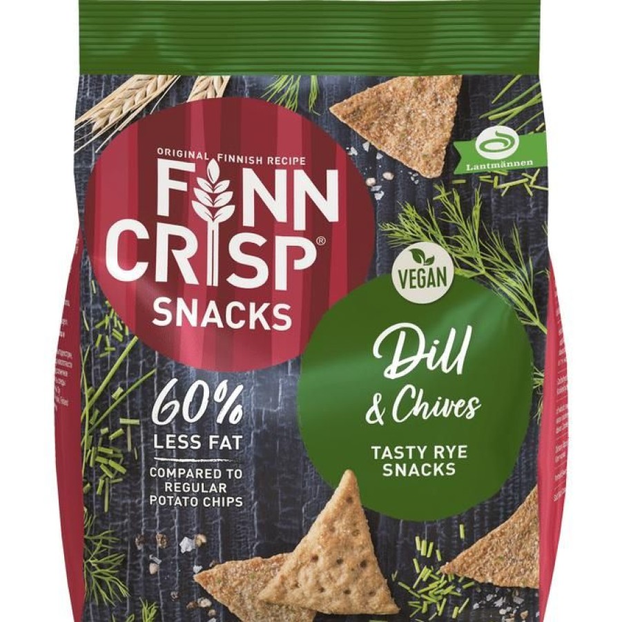 Snacks & Godis Snacks & godis | Fullkorn Rag Chips Dill & Graslok