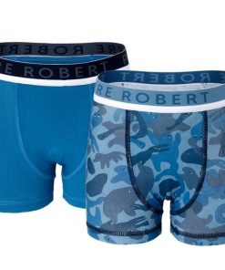 Barn & Baby Fyndhörna | Kalsonger Boxer Barn Bla 2-Pack Stl 98/104