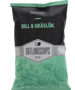 Snacks & Godis Snacks & godis | Gotlandschips Dill & Graslok