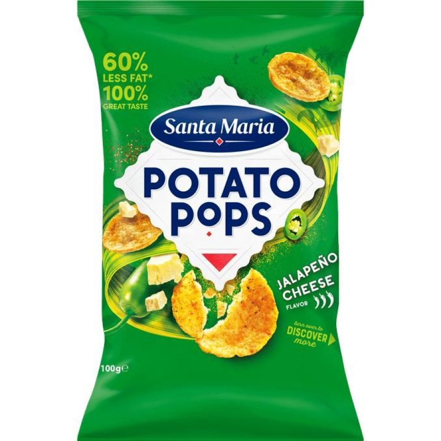 Snacks & Godis Snacks & godis | Potato Pops Jalapeno Cheese