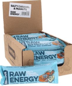 Storpack Träning & vikt | Raw Energibars Jordnotter & Saltkaramell 20-Pack